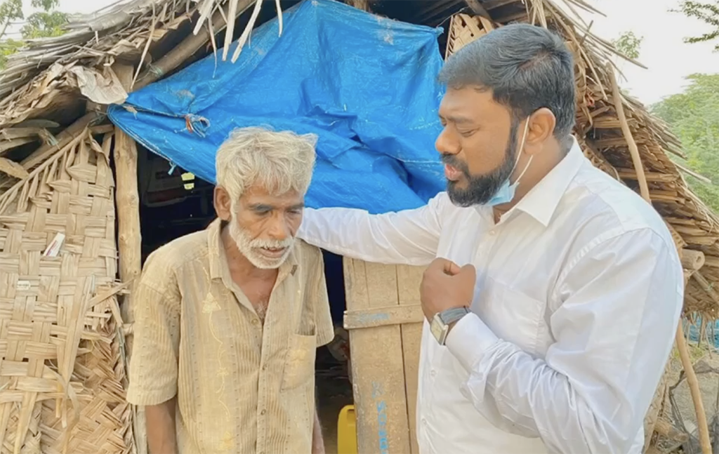 LMI’s Coordinator in Chennai, India was able to provide homeless people with clothing and food parcels over Christmas 2020.
